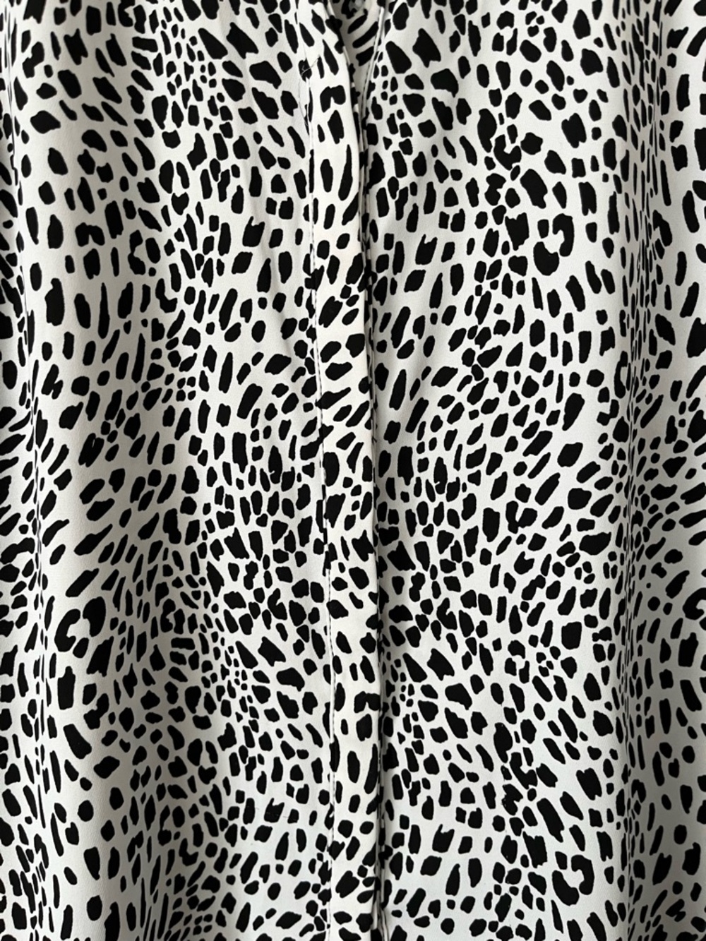 CLEO Black & White Print Sleeveless Blouse Medium - Picture 8 of 15